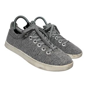 Allbirds Wool Pipers Sneakers Dapple Grey White Sole Women's Size 8